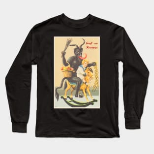 Grub vom Krampus - Greetings from Krampus Long Sleeve T-Shirt